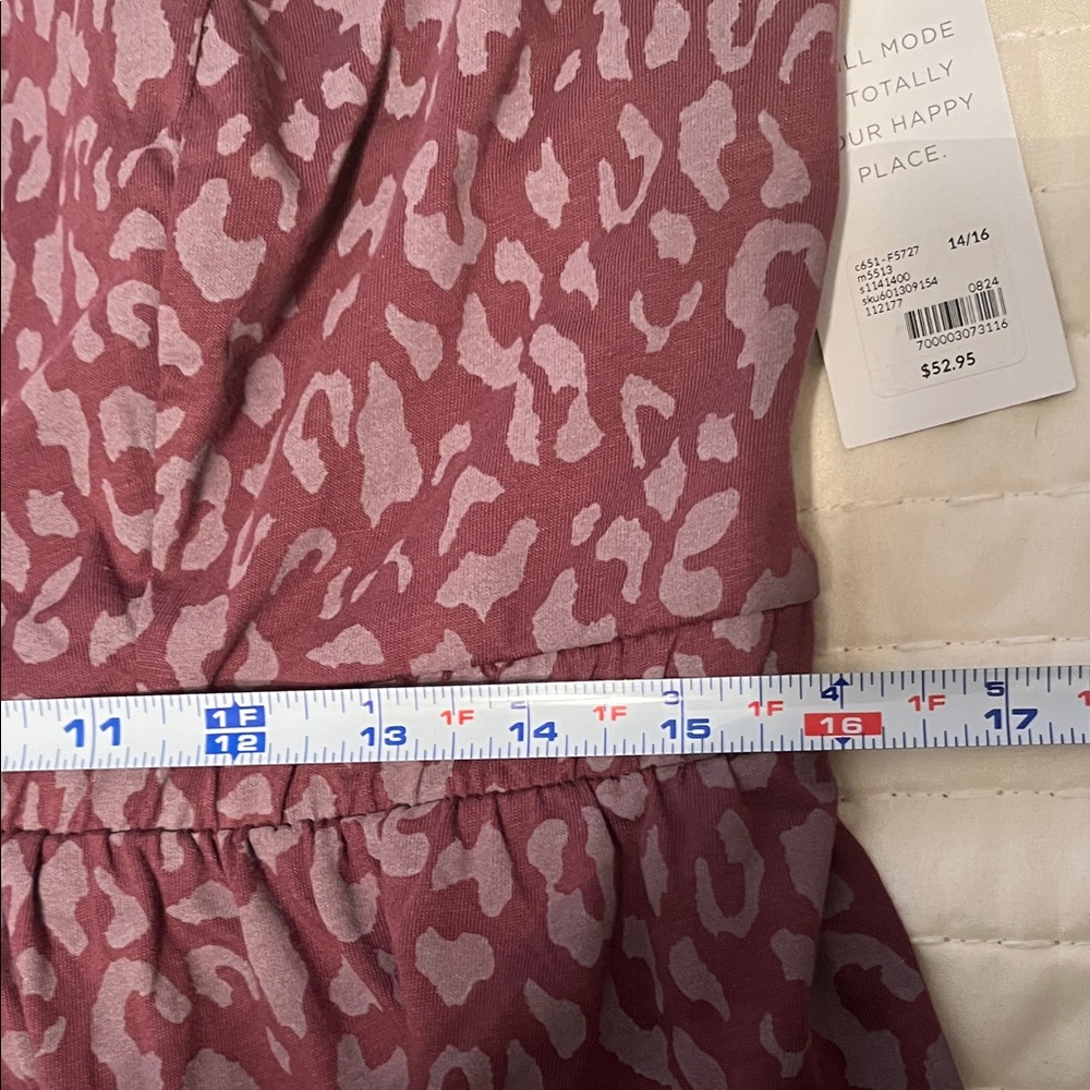 Sleep by Cacique - Purple Animal Print Night Sleep Dress Size 14/16. NWT - Picture 11 of 13